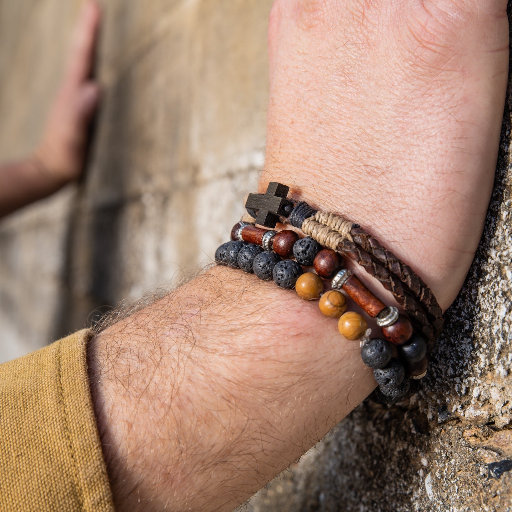Men's Leather Bracelets & Accessories