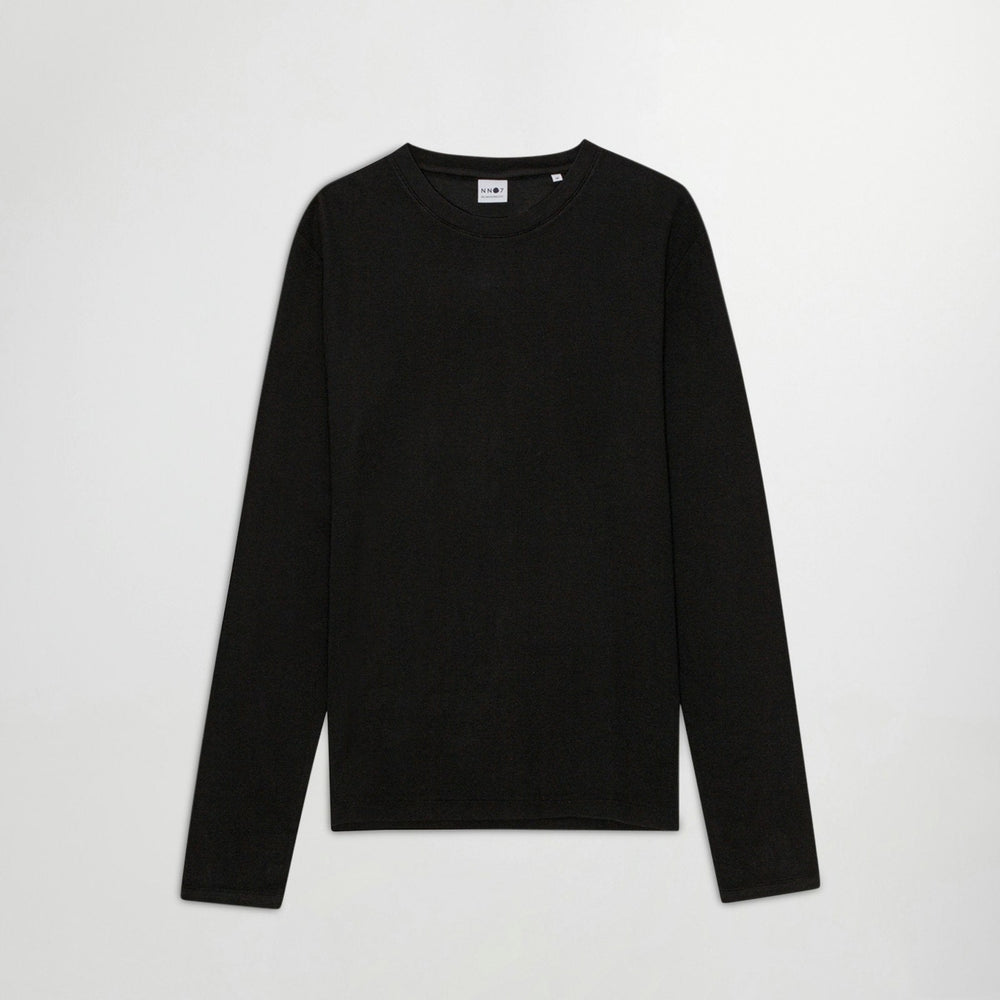 Clive - Honeycomb Structured Tee Black