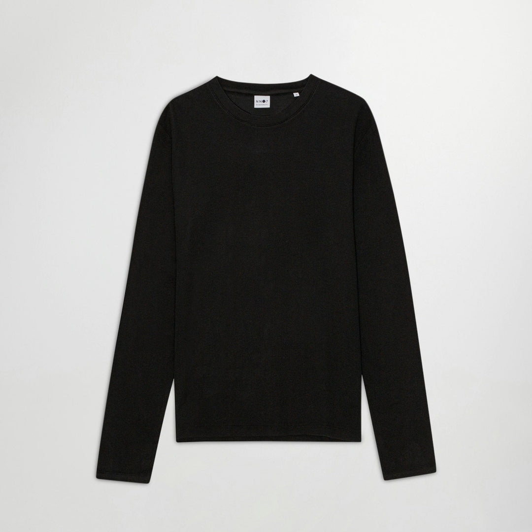 Clive - Honeycomb Structured Tee Black