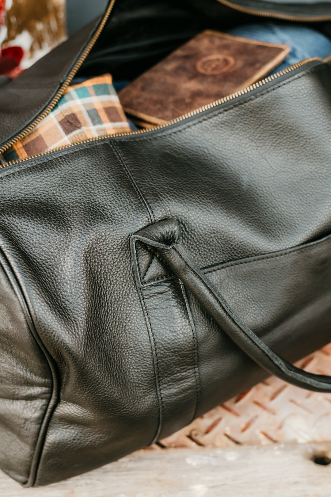 The Big Softie Leather Duffle