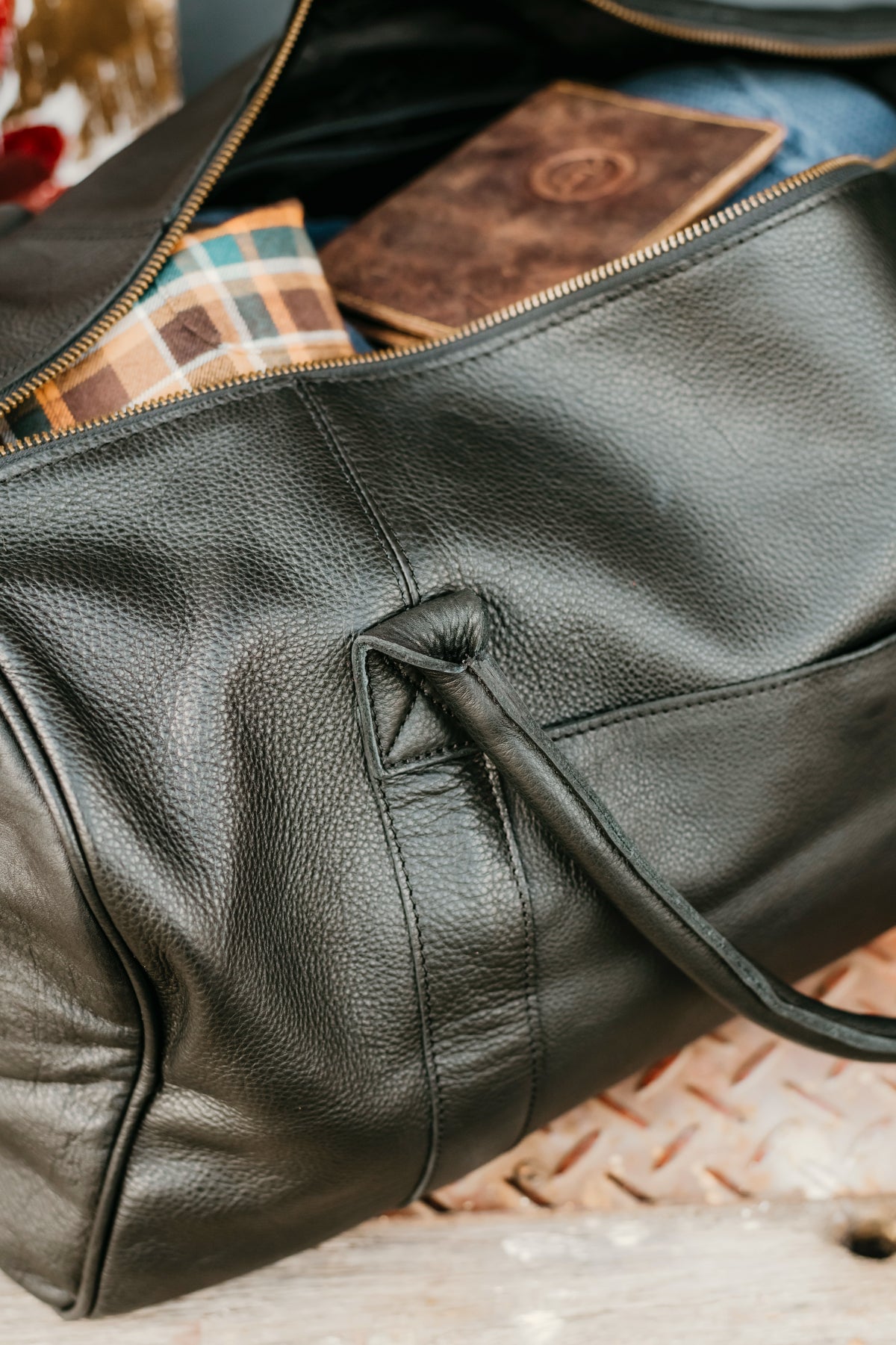 The Big Softie Leather Duffle