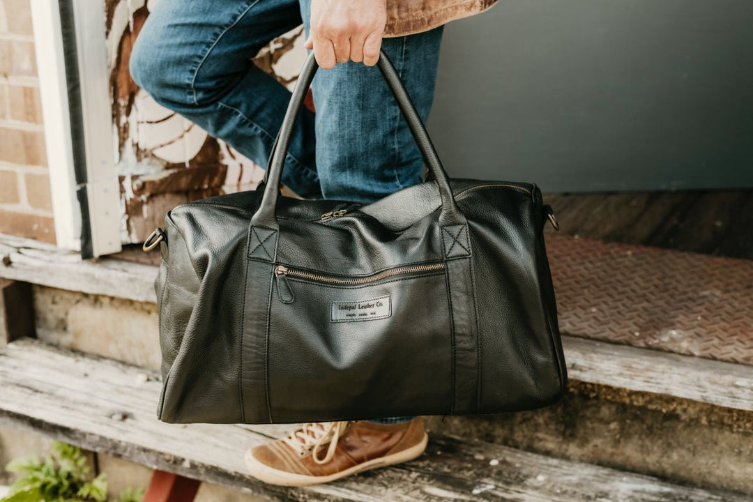 The Big Softie Leather Duffle