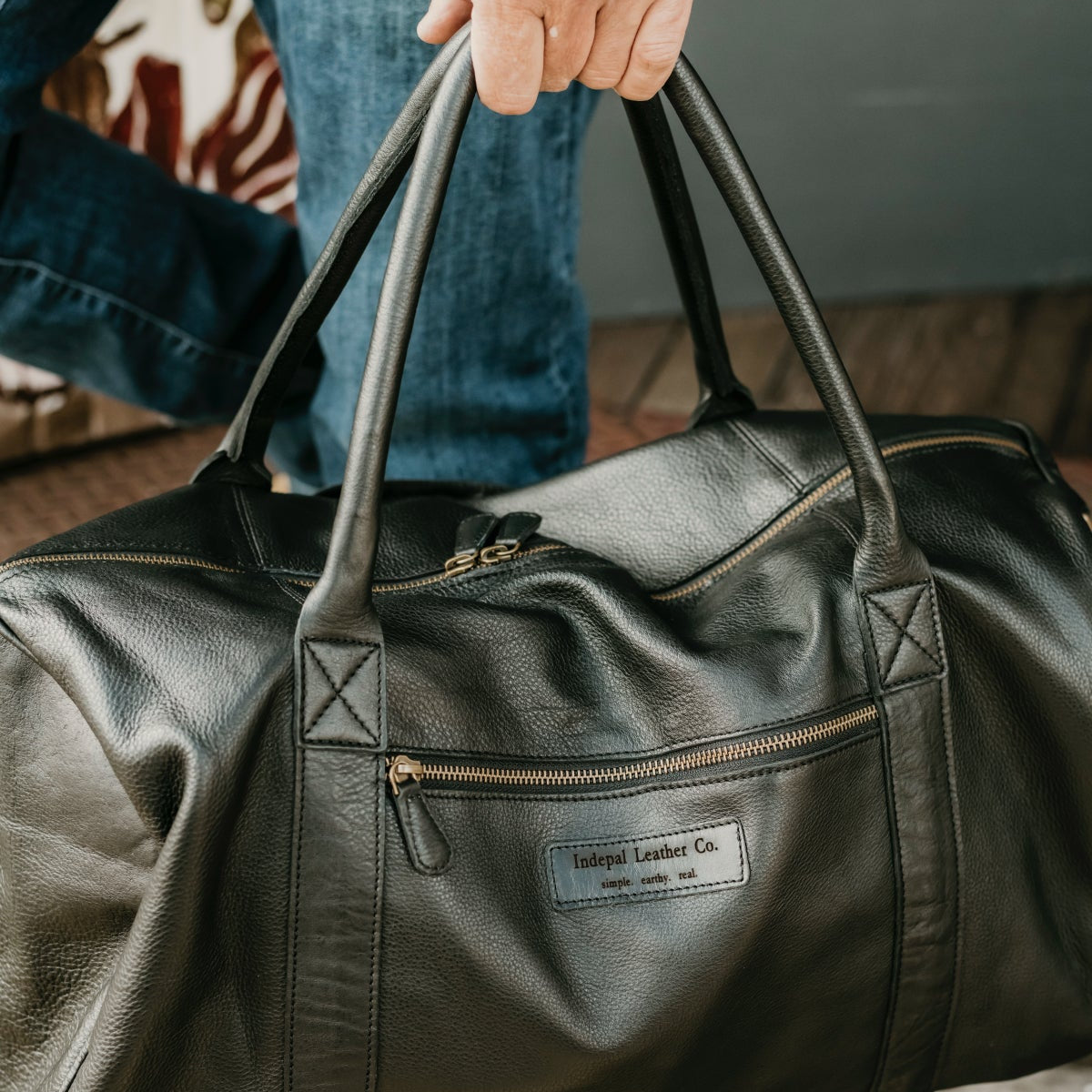 The Big Softie Leather Duffle Ñ view 6