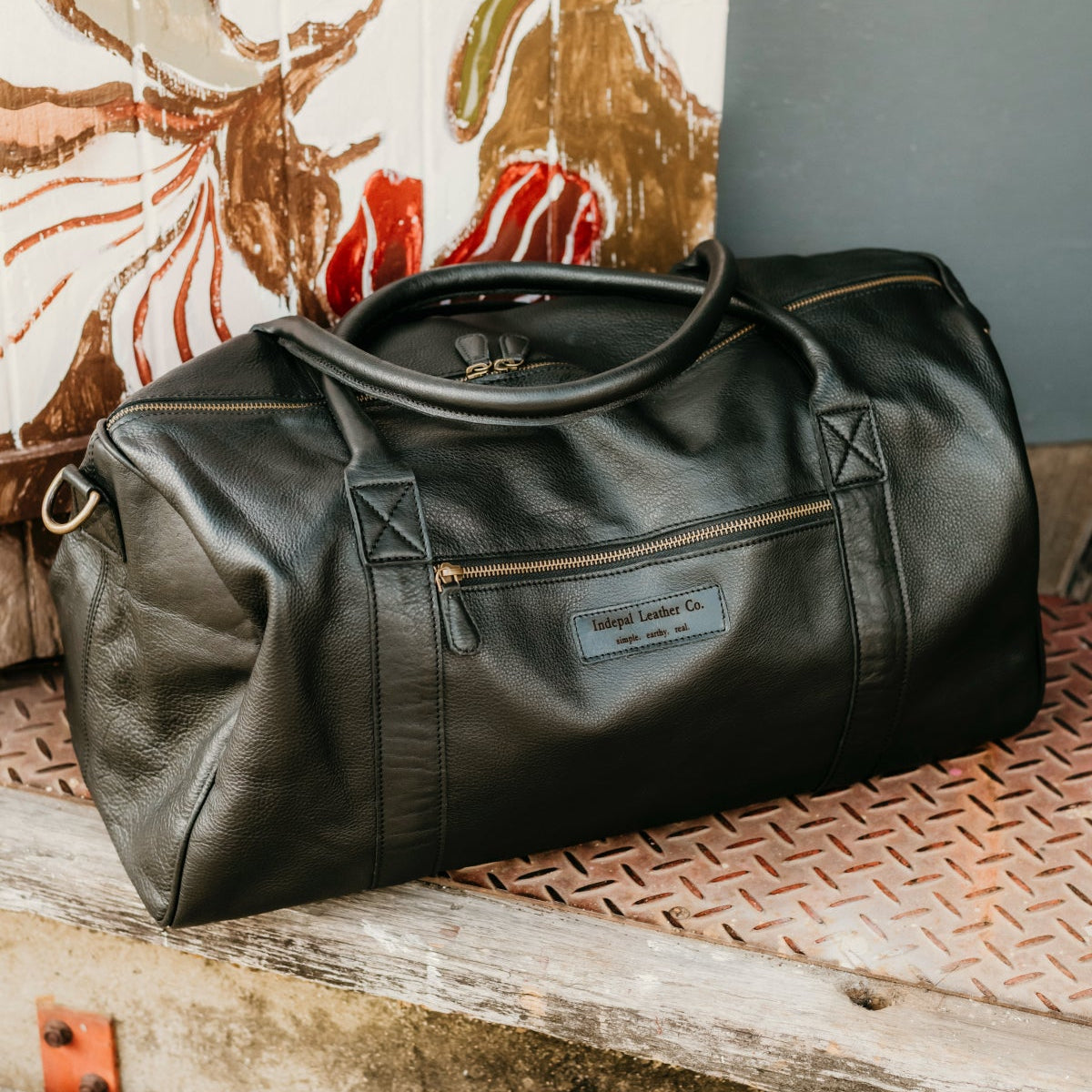 The Big Softie Leather Duffle Ñ view 8