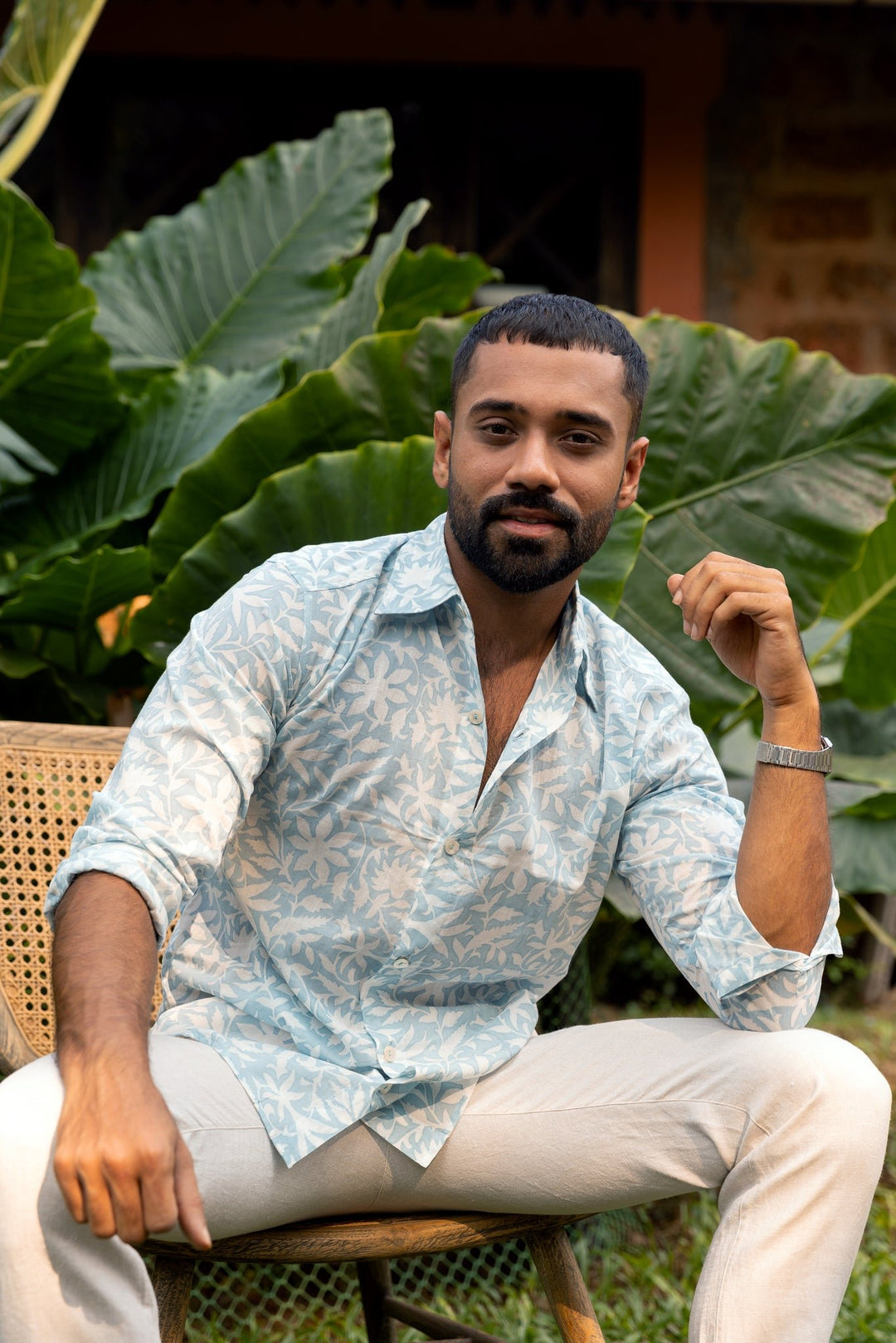 Cochin Blue Blue Pastel L/S Shirt