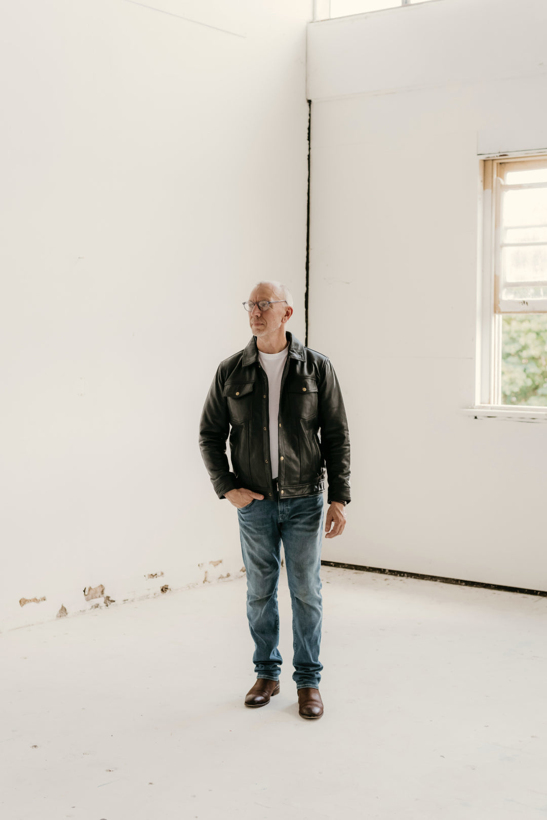 Hailwood Leather Jacket - Black - Add any belt for FREE