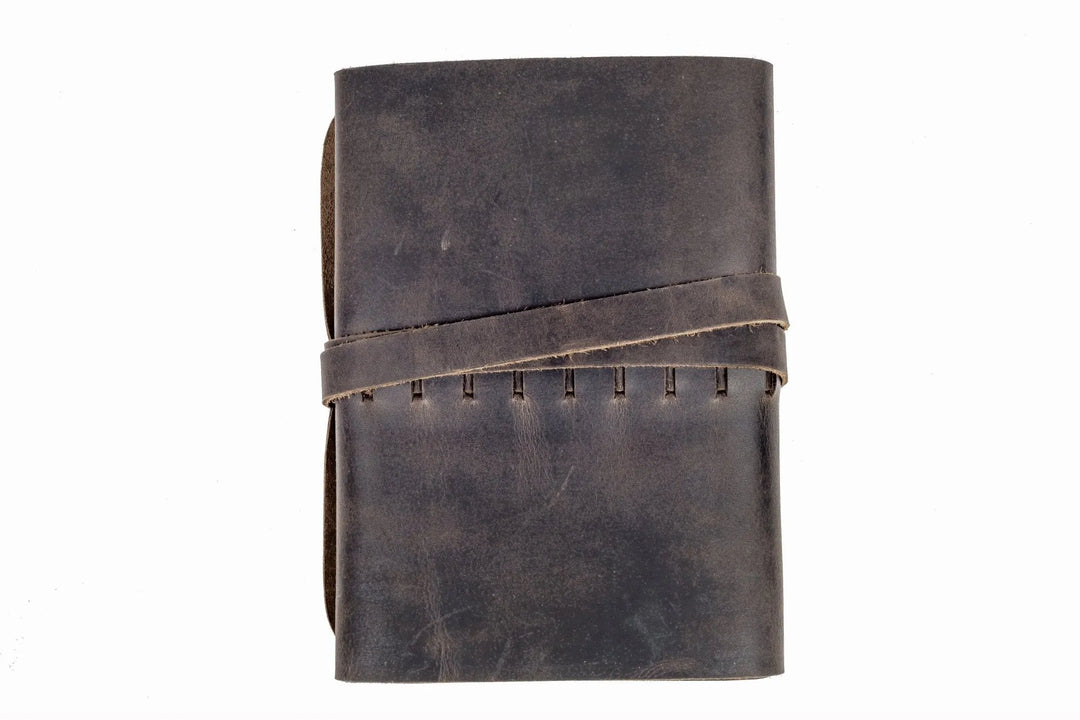 Leather Journal in Charcoal Journals - A5 journal-artist-journal indepal-leather.myshopify.com