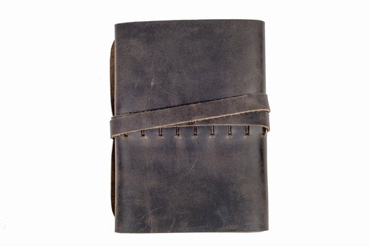 Leather Journal in Charcoal Journals - A5 journal-artist-journal indepal-leather.myshopify.com