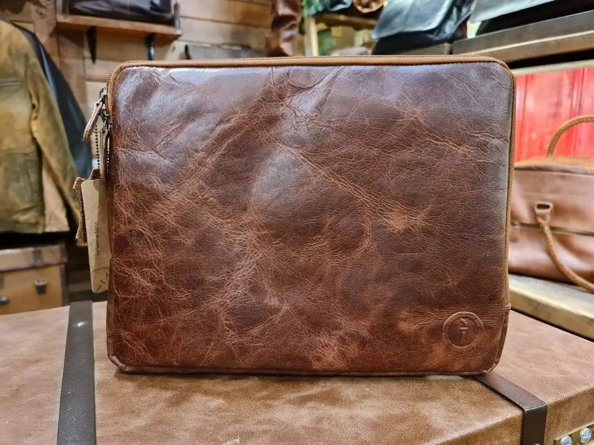 Laptop Sleeve 15 laptop bag for men Leather Accessories laptop-sleeve-16 indepal-leather.myshopify.com