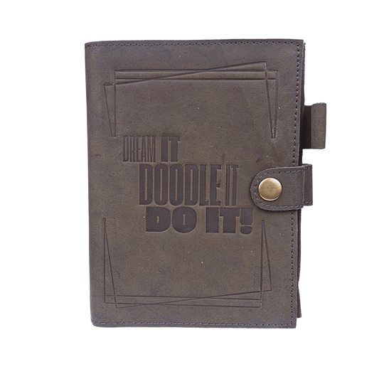 Journals - Other doodle-it-tag-lock-leather-journal indepal-leather.myshopify.com