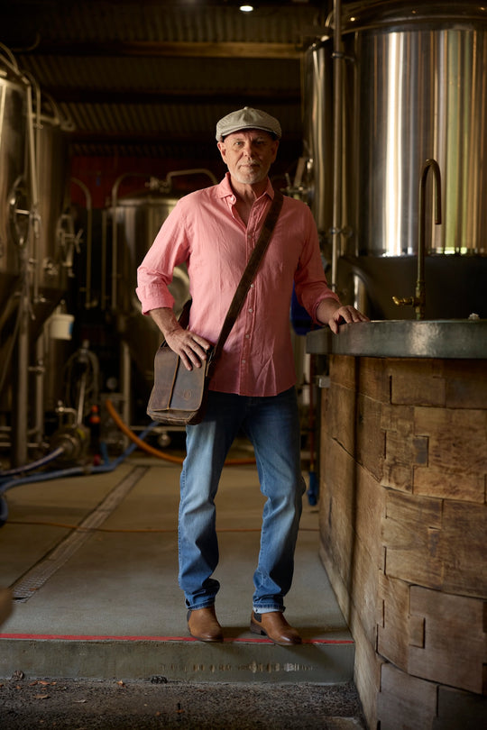 Leather Messenger Bag - Wanderer - Small