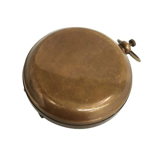 Antique Finish 45mm Pocket Sundial Compass (SN106A)