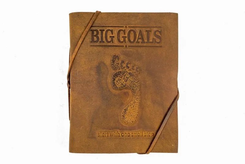 Leather Journal - Big Goals