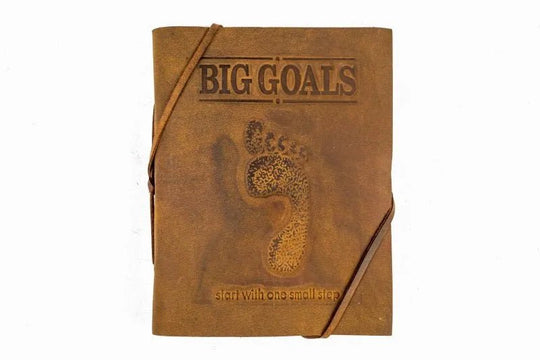 Leather Journal - Big Goals