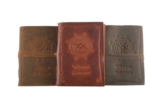 Indepal Leather JOURNAL JOURNAL - Compass - 5x7 Journals - Other journal-compass-5x7 indepal-leather.myshopify.com