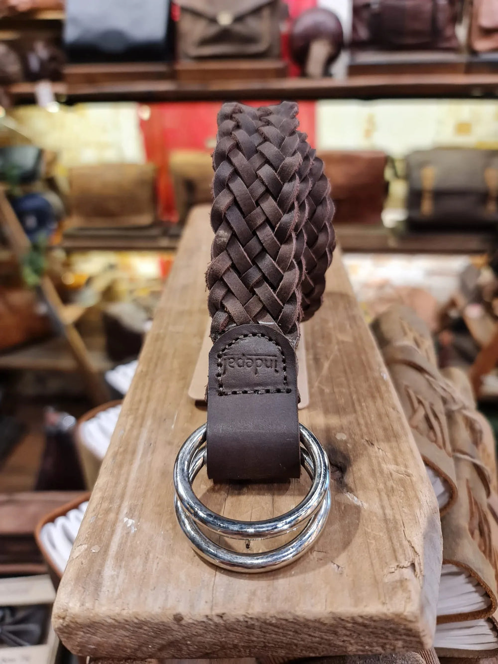 Leather Belt - Monty Braided