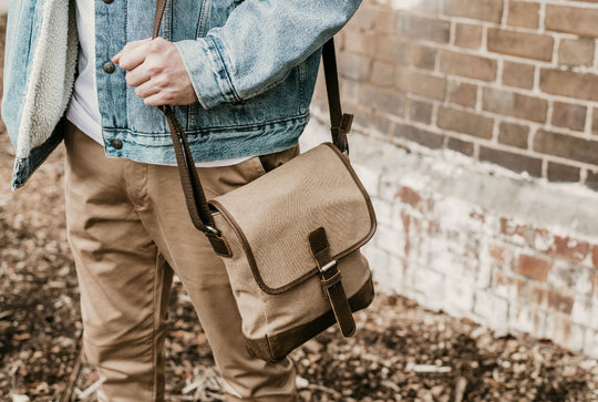 Declan Canvas messenger bag for men