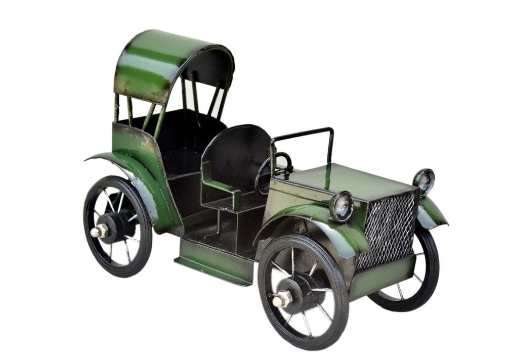 vintage classic green Metal Car