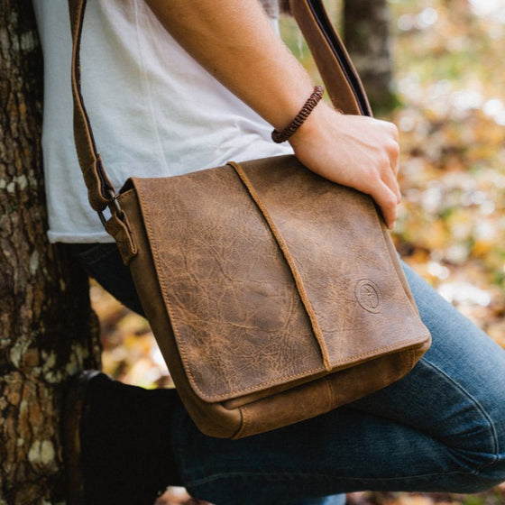 Leather Messenger Bag - Wanderer - Regular