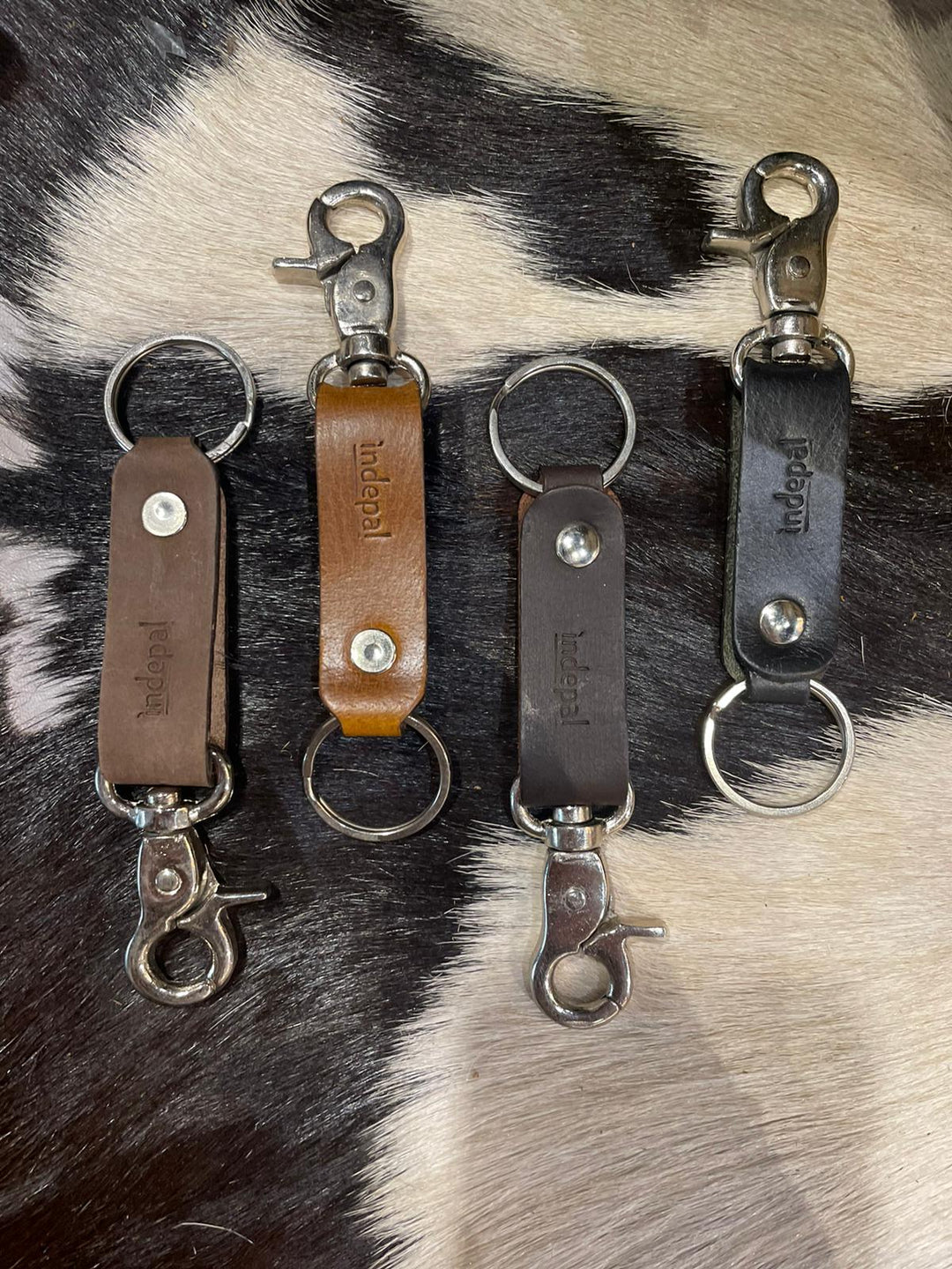 Indepal leather key fob -Jonas
