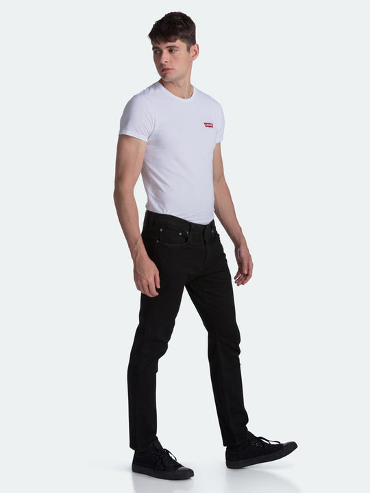 Levis 502 Taper Jeans - Black - Side view