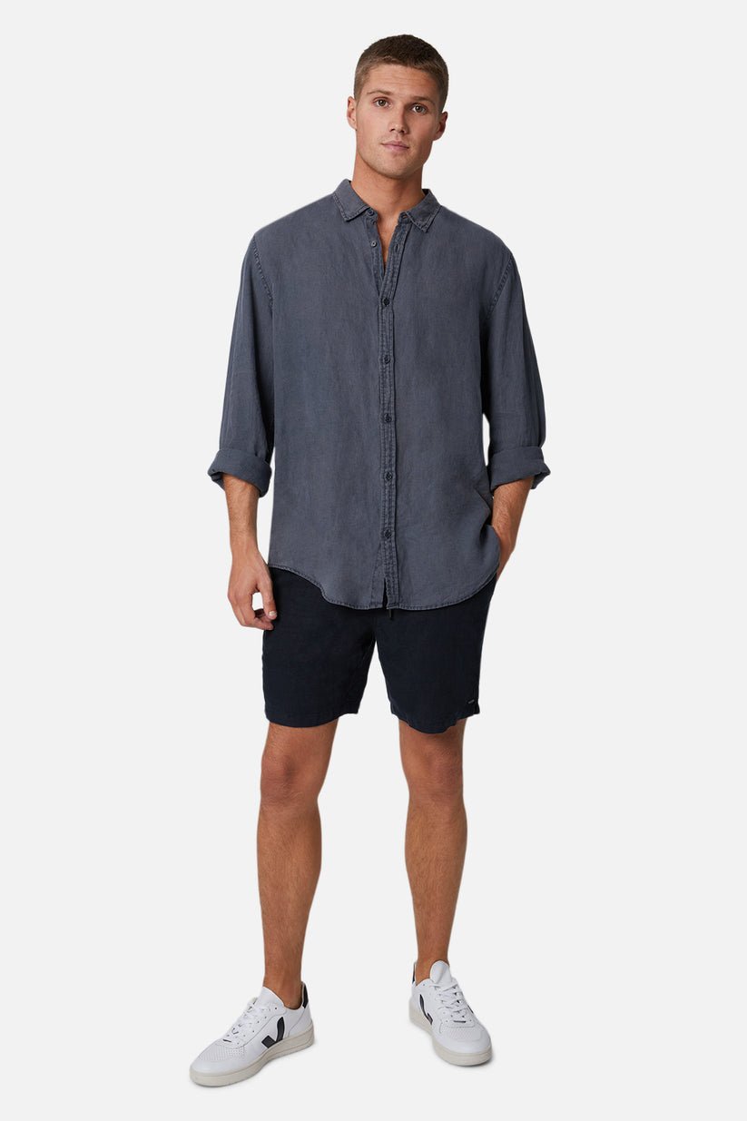 Industrie Tennyson Linen Long Sleeve Shirt 