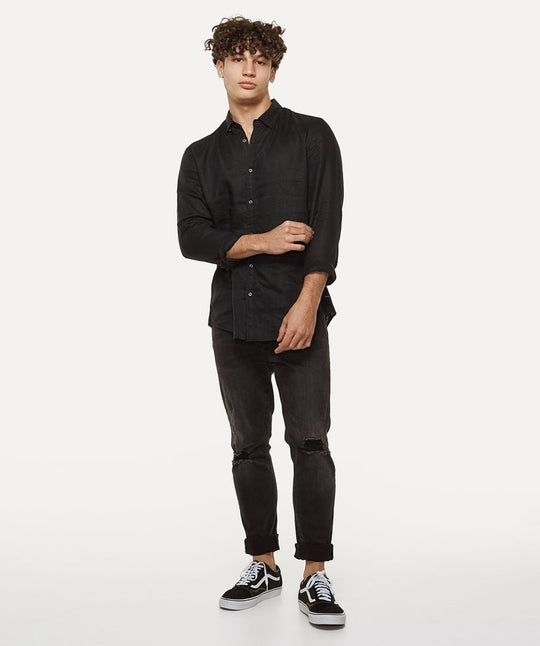 Industrie Tennyson Linen Long Sleeve Shirt 