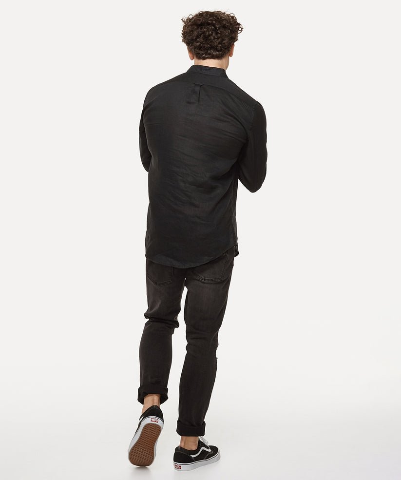 Industrie Tennyson Linen Long Sleeve Shirt 