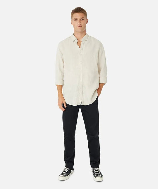 Industrie Tennyson Linen Long Sleeve Shirt 