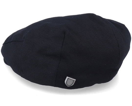 Brixton Hooligan Flat Cap - Black