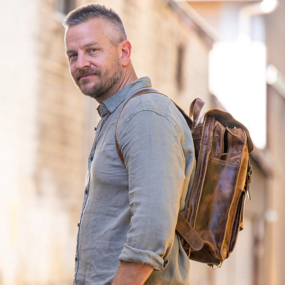 Alfie backpack sale men Bags - Satchel - Messenger alfie-backpack indepal-leather.myshopify.com