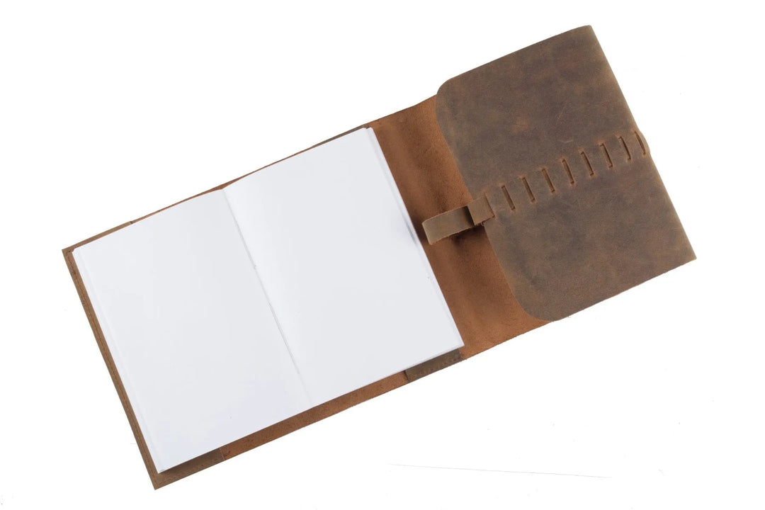Artist Journal Tan Journals - A5 journal-artist-journal indepal-leather.myshopify.com