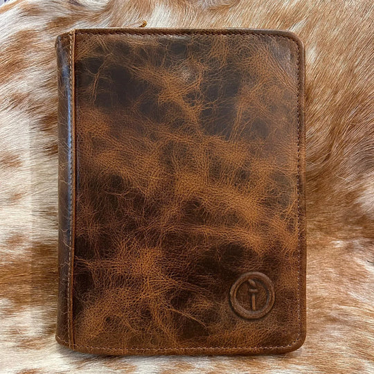 Leather Business Folder - Branson - A5