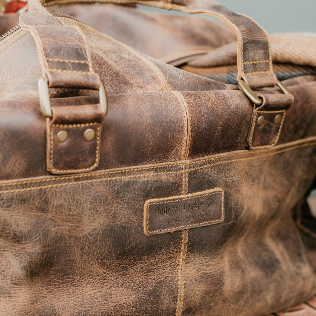 Bastion Duffle | Men's Leather Duffle Bag