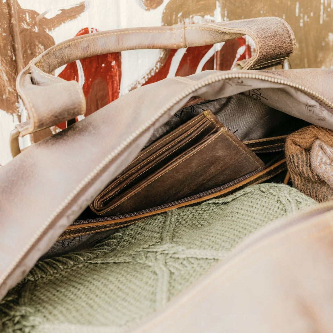 Bastion Duffle | Men's Leather Duffle Bag