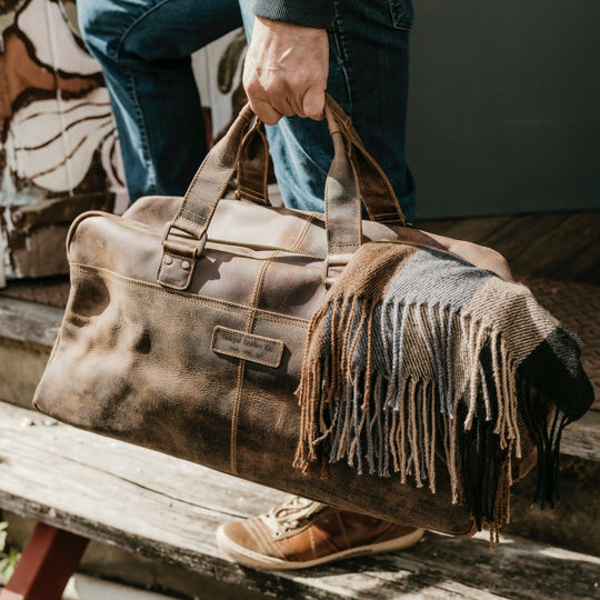 Bastion Duffle | Men's Leather Duffle Bag