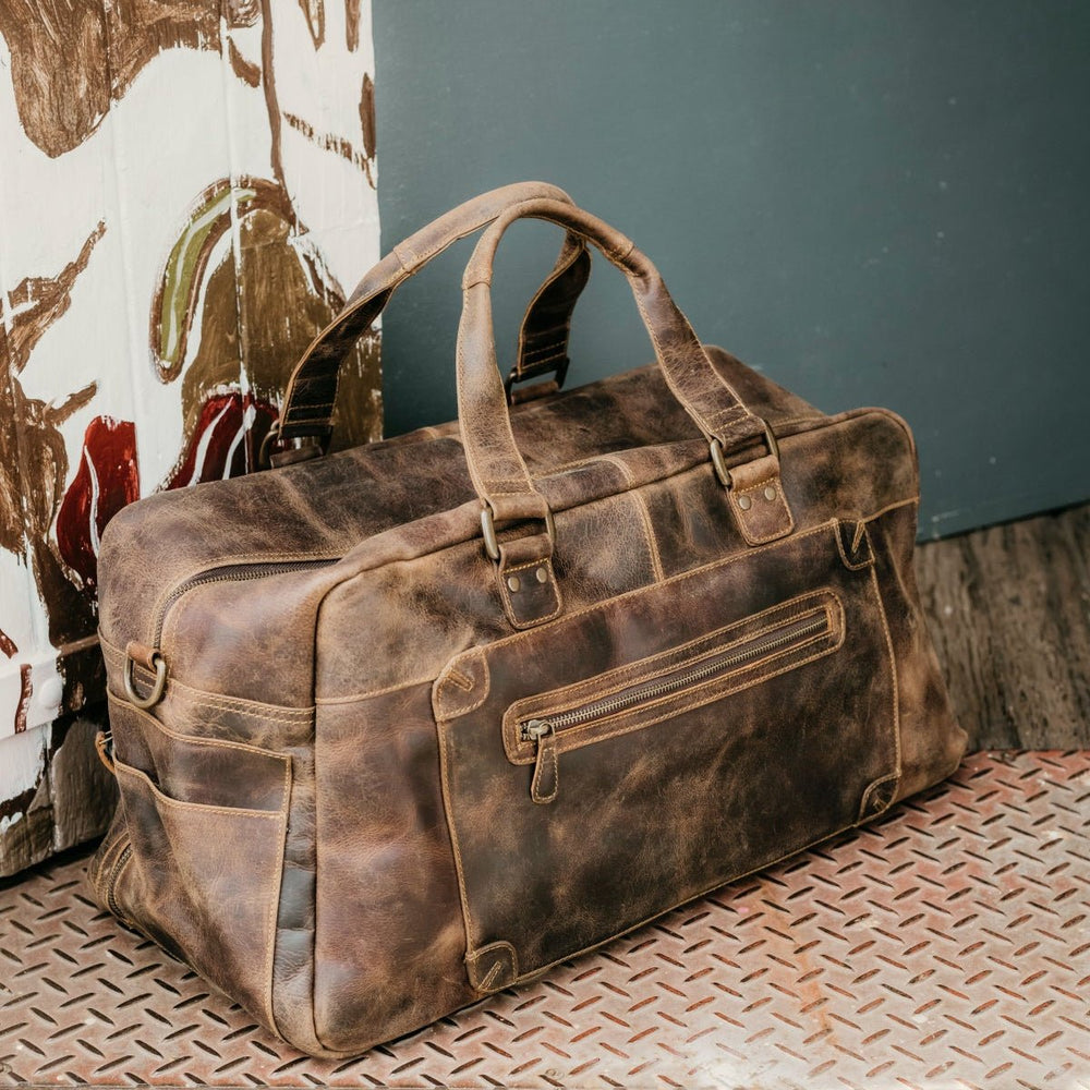 Bastion Duffle | Men's Leather Duffle Bag