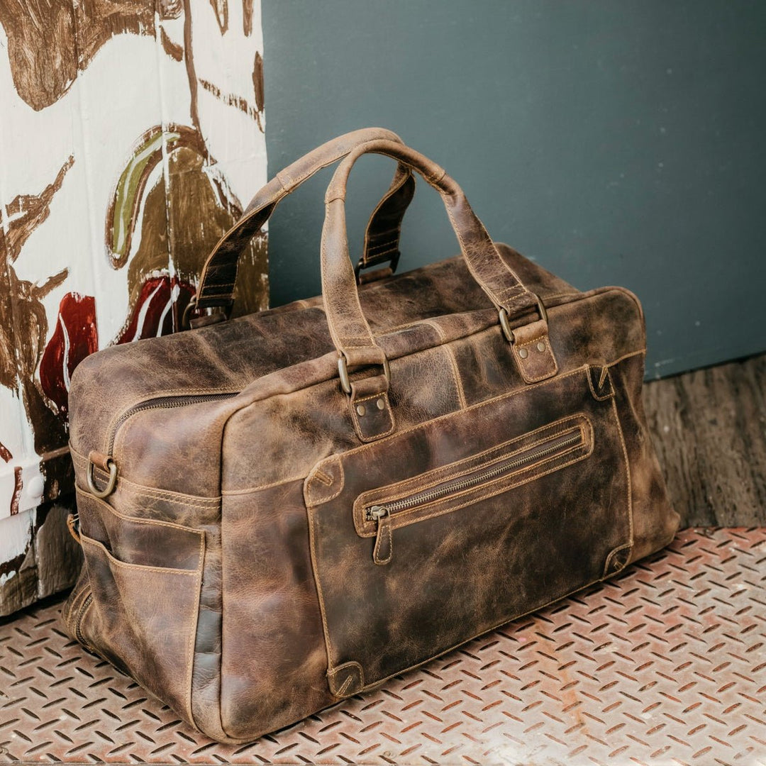 Bastion Duffle | Men's Leather Duffle Bag
