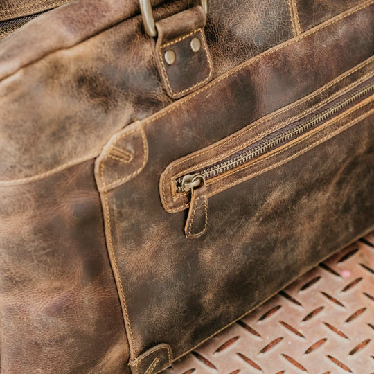 Bastion Duffle | Men's Leather Duffle Bag