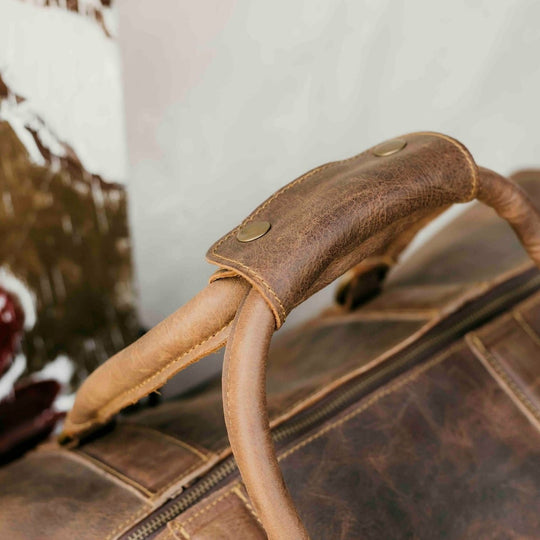 Beckwith - Men's Leather Duffle Bag…