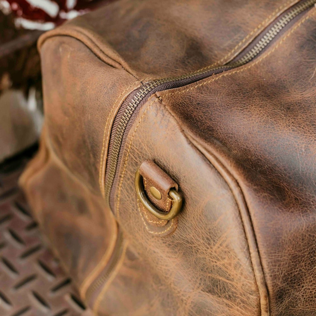 Beckwith - Men's Leather Duffle Bag…