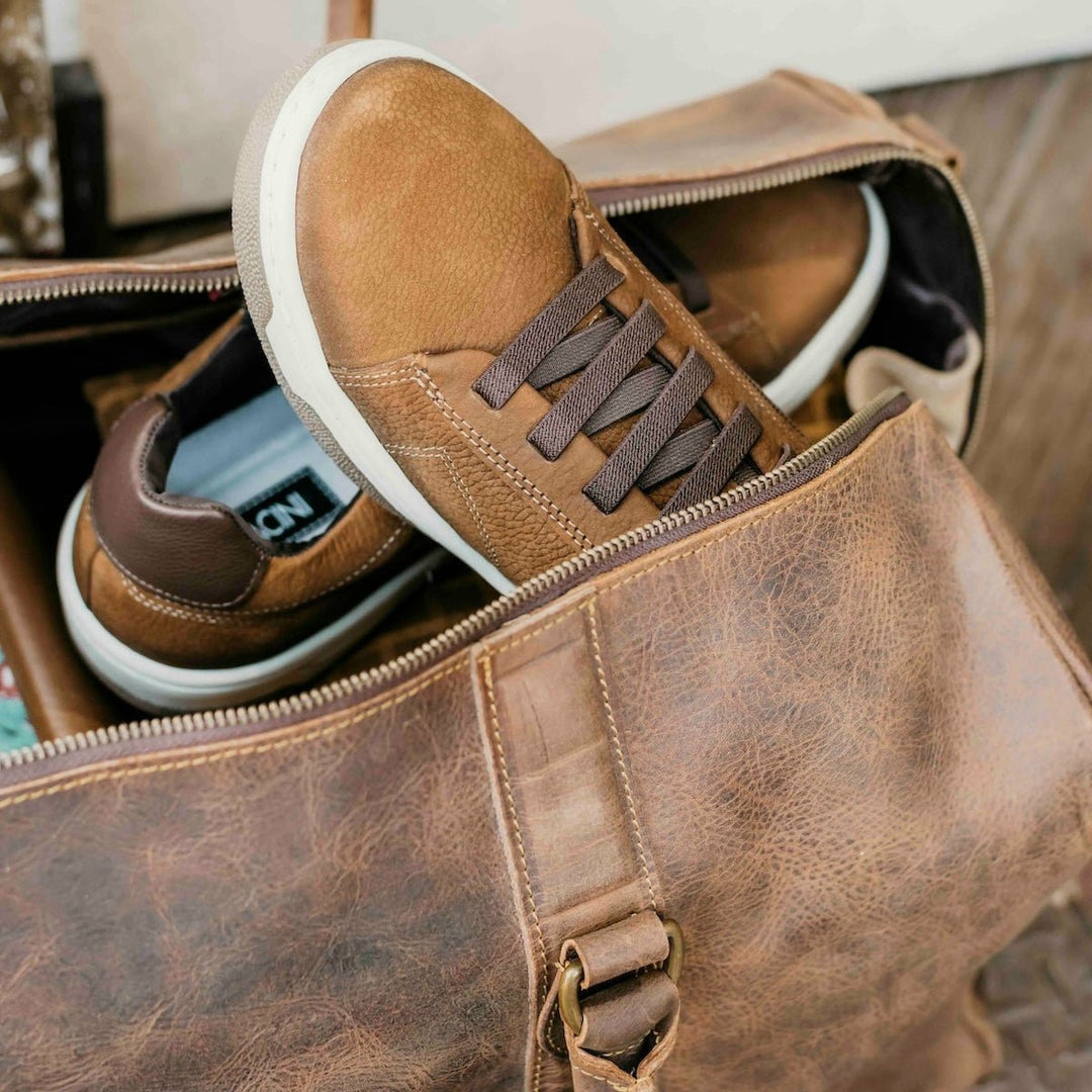 Beckwith - Men's Leather Duffle Bag…