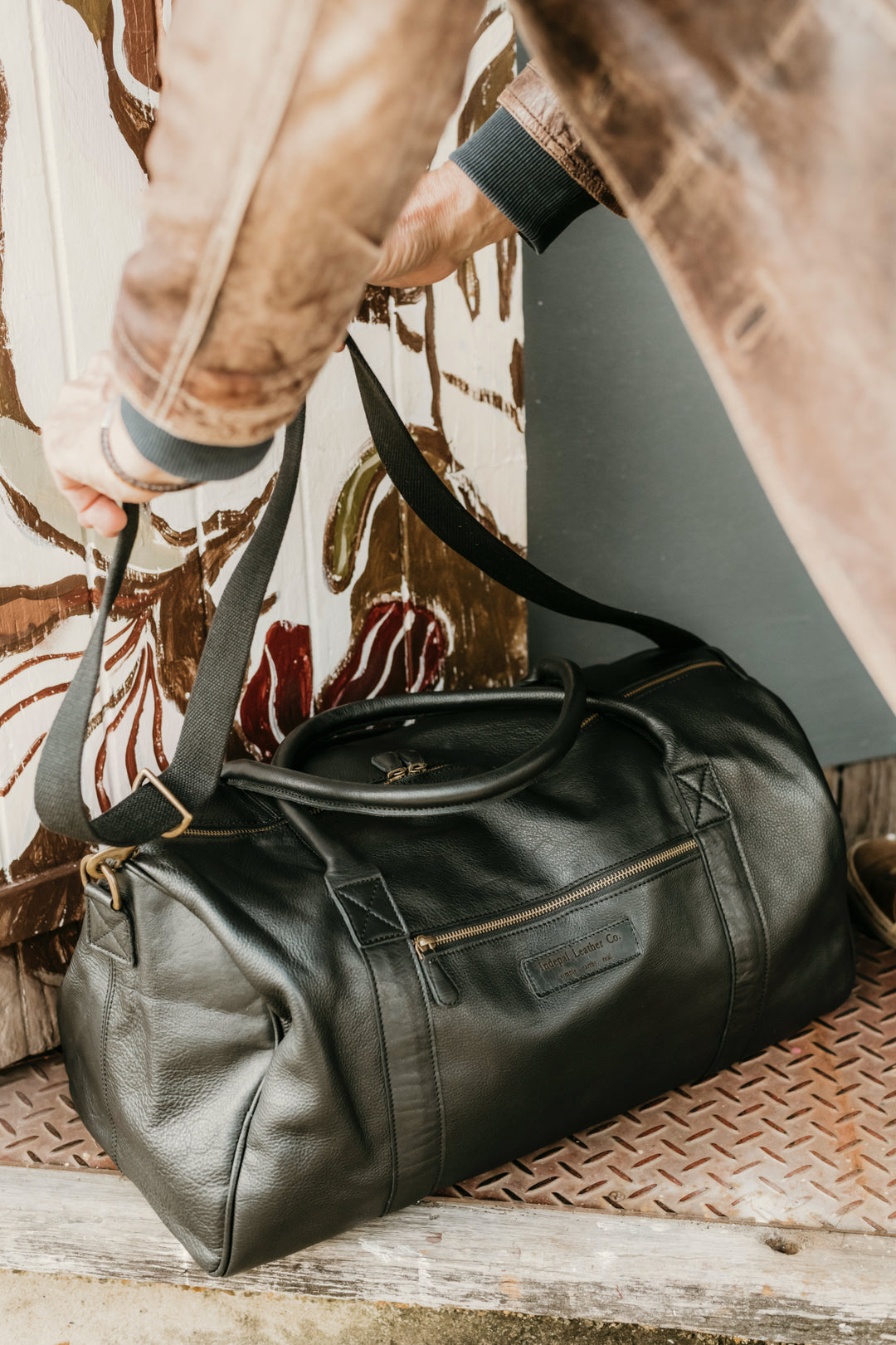 The Big Softie Leather Duffle