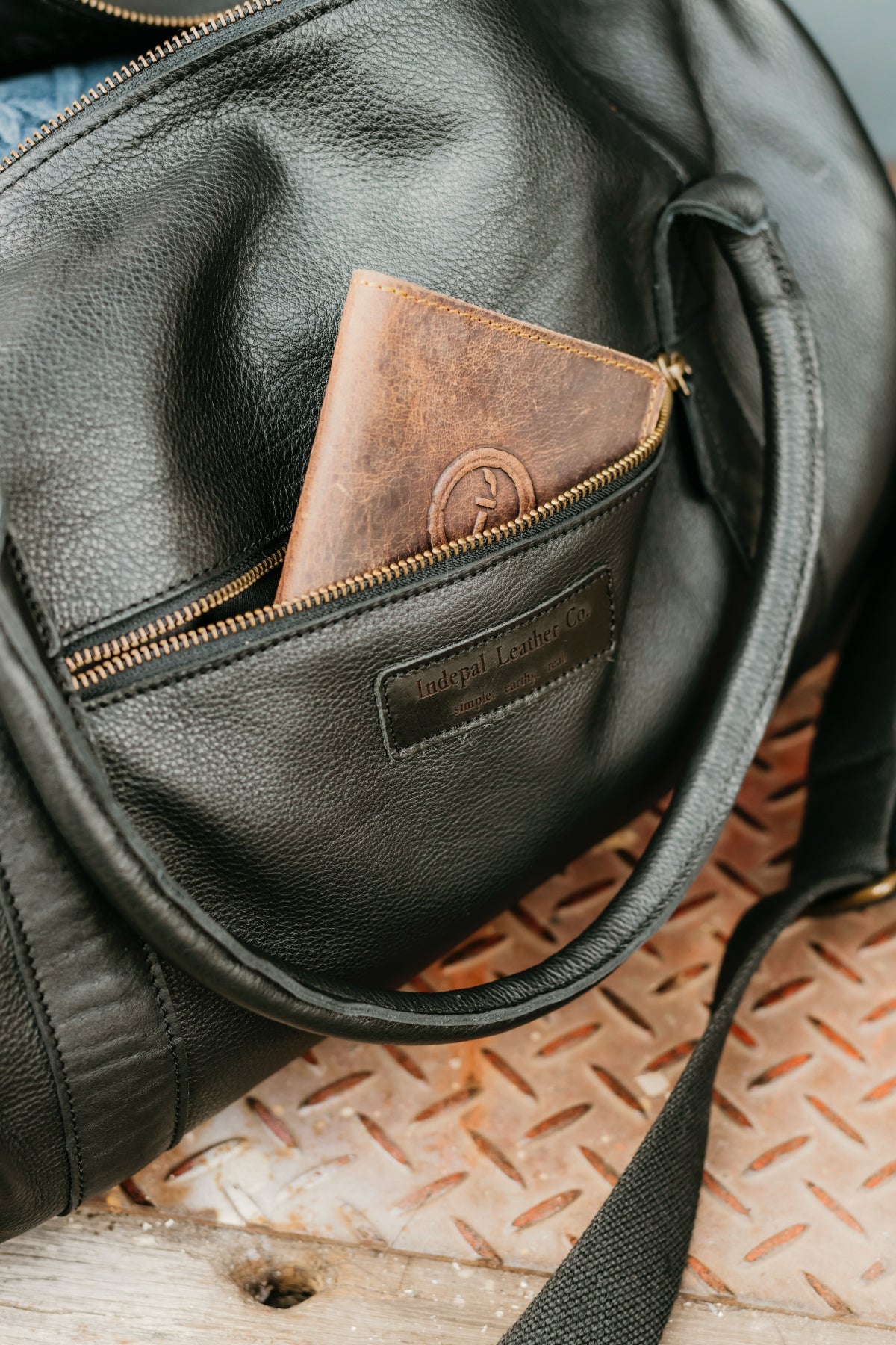 The Big Softie Leather Duffle