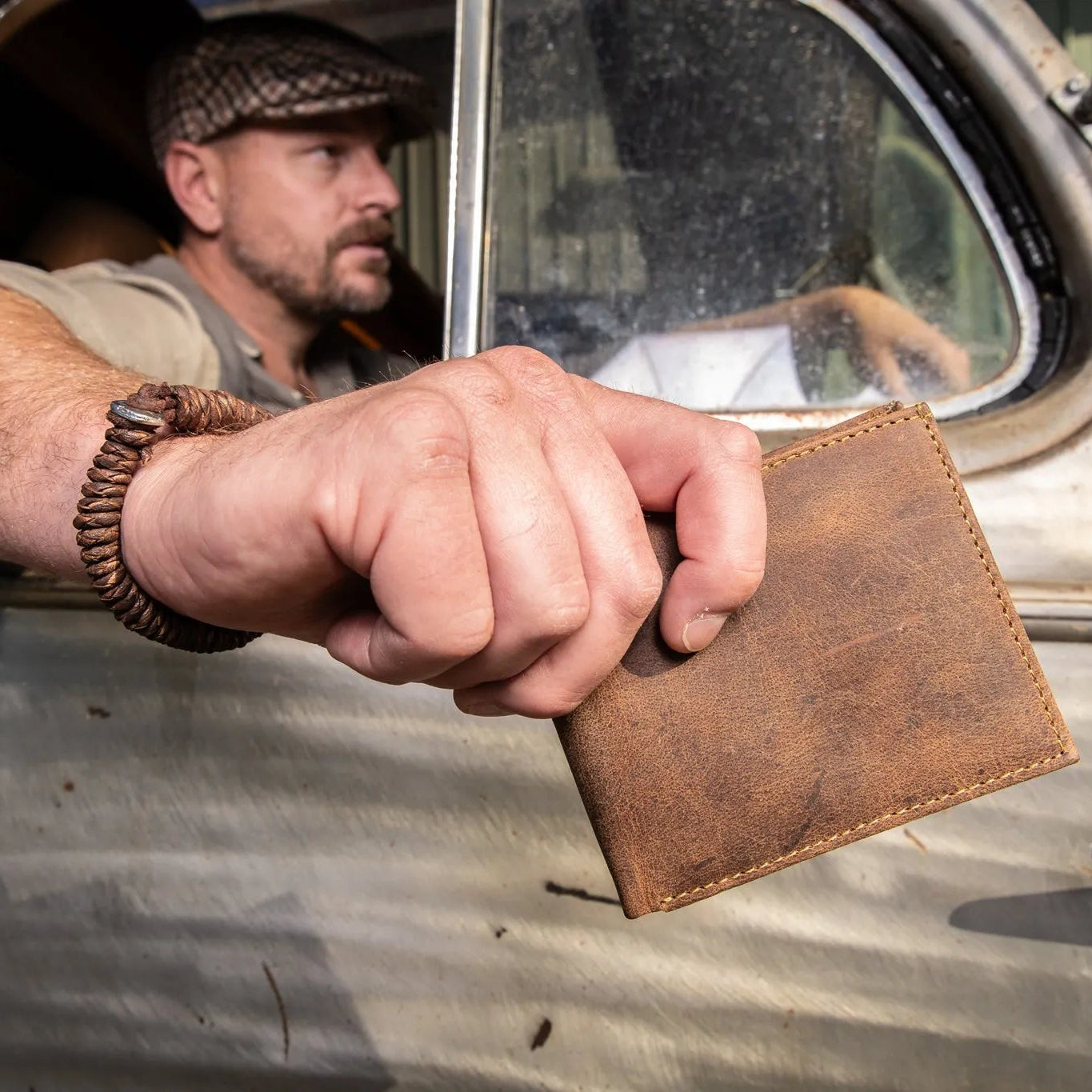 Mens Leather Wallet - Slot