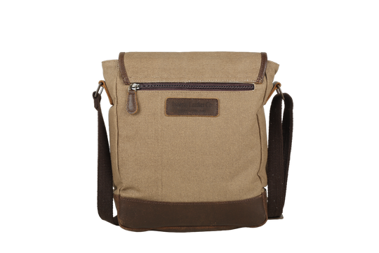 Declan Canvas leather messenger bags for men online