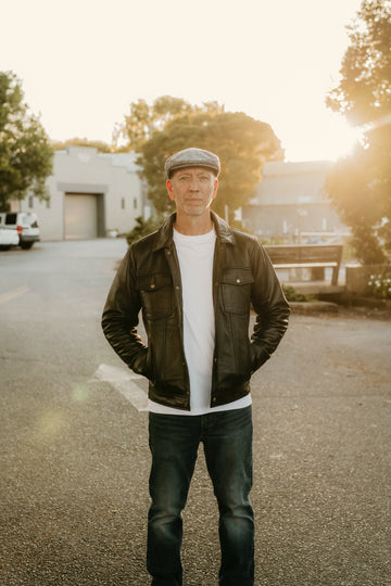 > Hailwood Leather Jacket - Black…