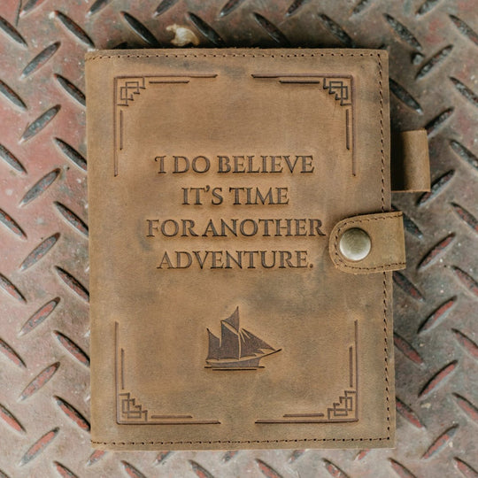 I Do Believe - Tag Lock Leather Journal…