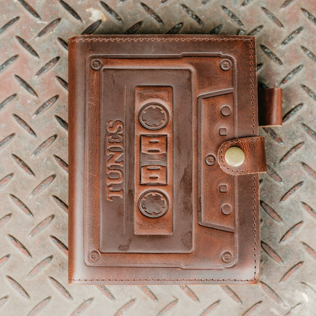 Tunes - Tag Lock Leather Journal…