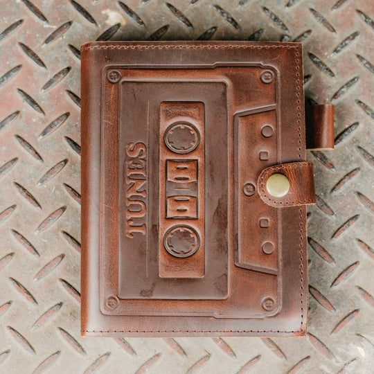 Tunes - Tag Lock Leather Journal…